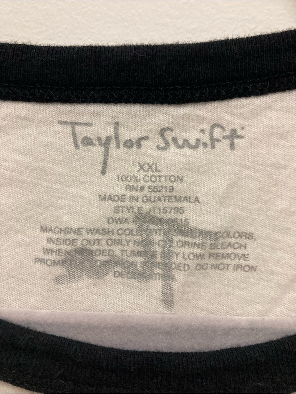 Original Taylor Swift 1989 Tour T-Shirt - size XXL - Picture 3 of 4